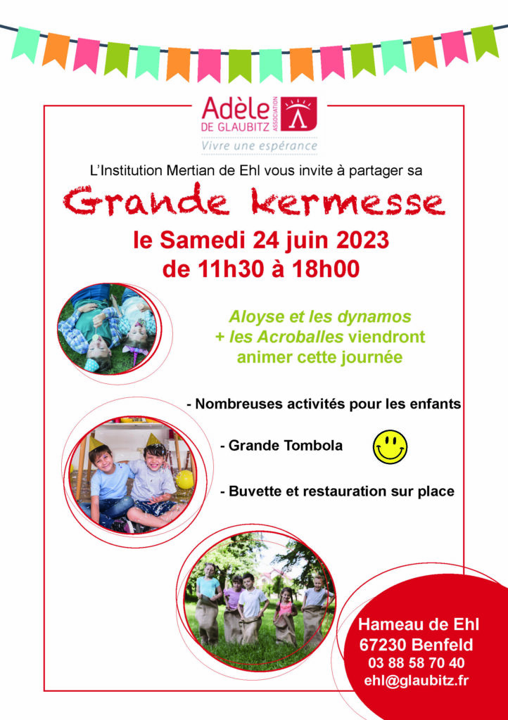 Affiche sur la grande kermesse de Ehl